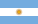 Flagge von Argentinien